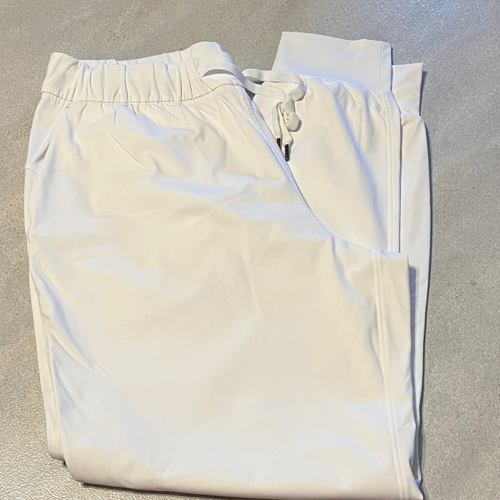 White Jogger Pants NWOT